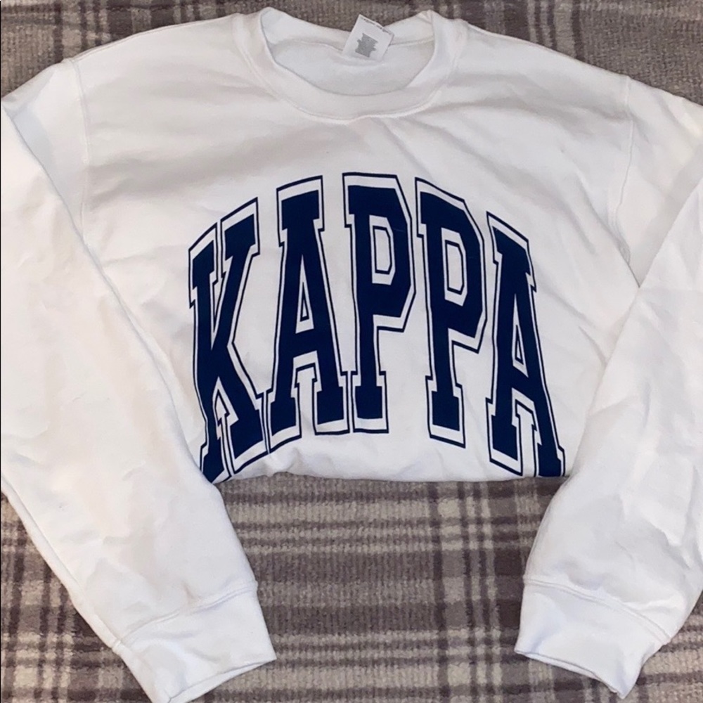 White Kappa Crewneck